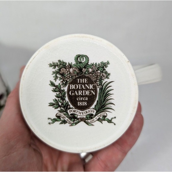 The Botanic Garden Creamer Set Portmeirion Spring Gentian‎ READ Small & Medium - Picture 6 of 13